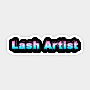 Lash Artist Sticker